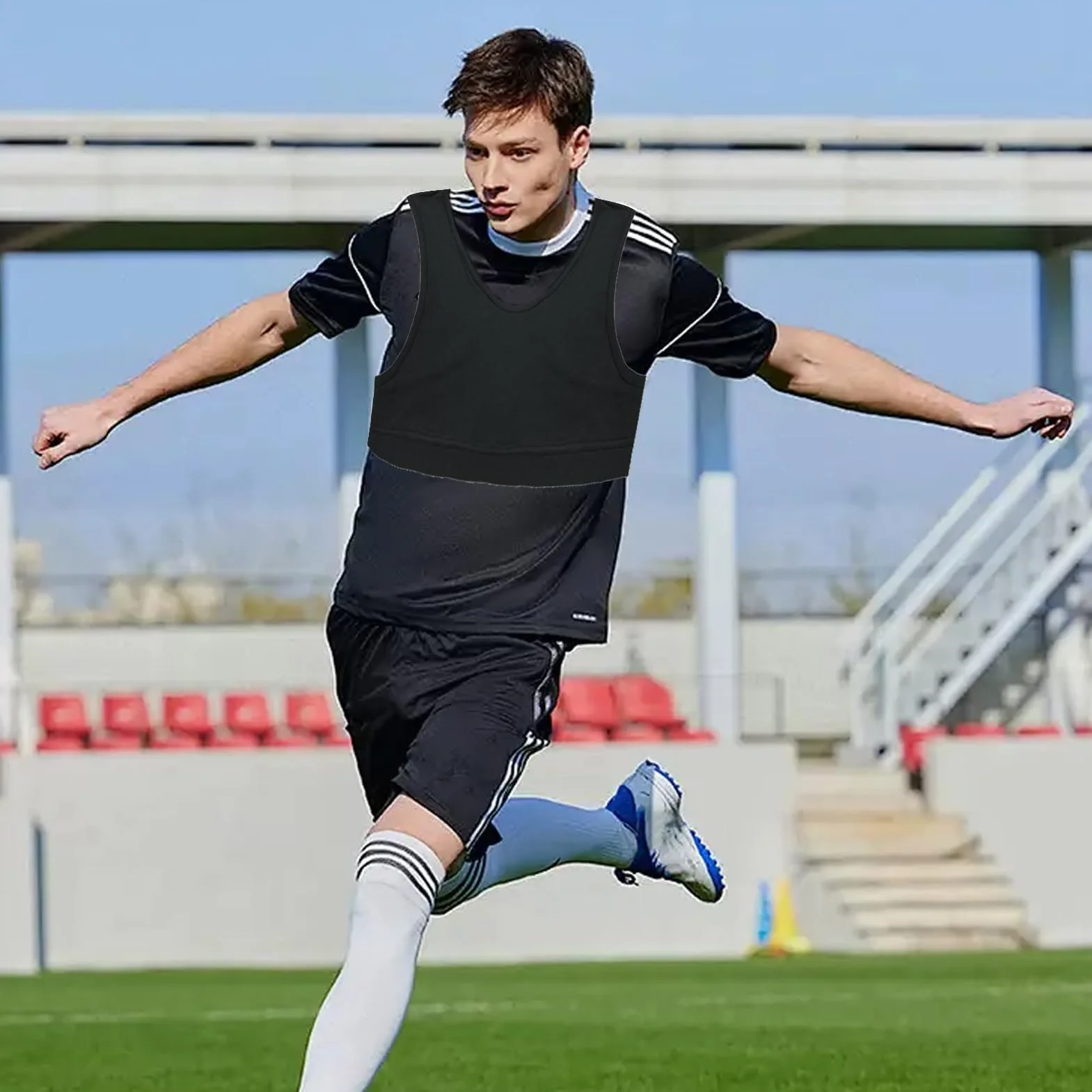 Gilet de sportif de football, gilet de GPS de football, Débardeur de fitness gilet de football, Débardeur d'entraînement de gilet de Football, gilet de sport respirant avec traceur GPS pour hommes et