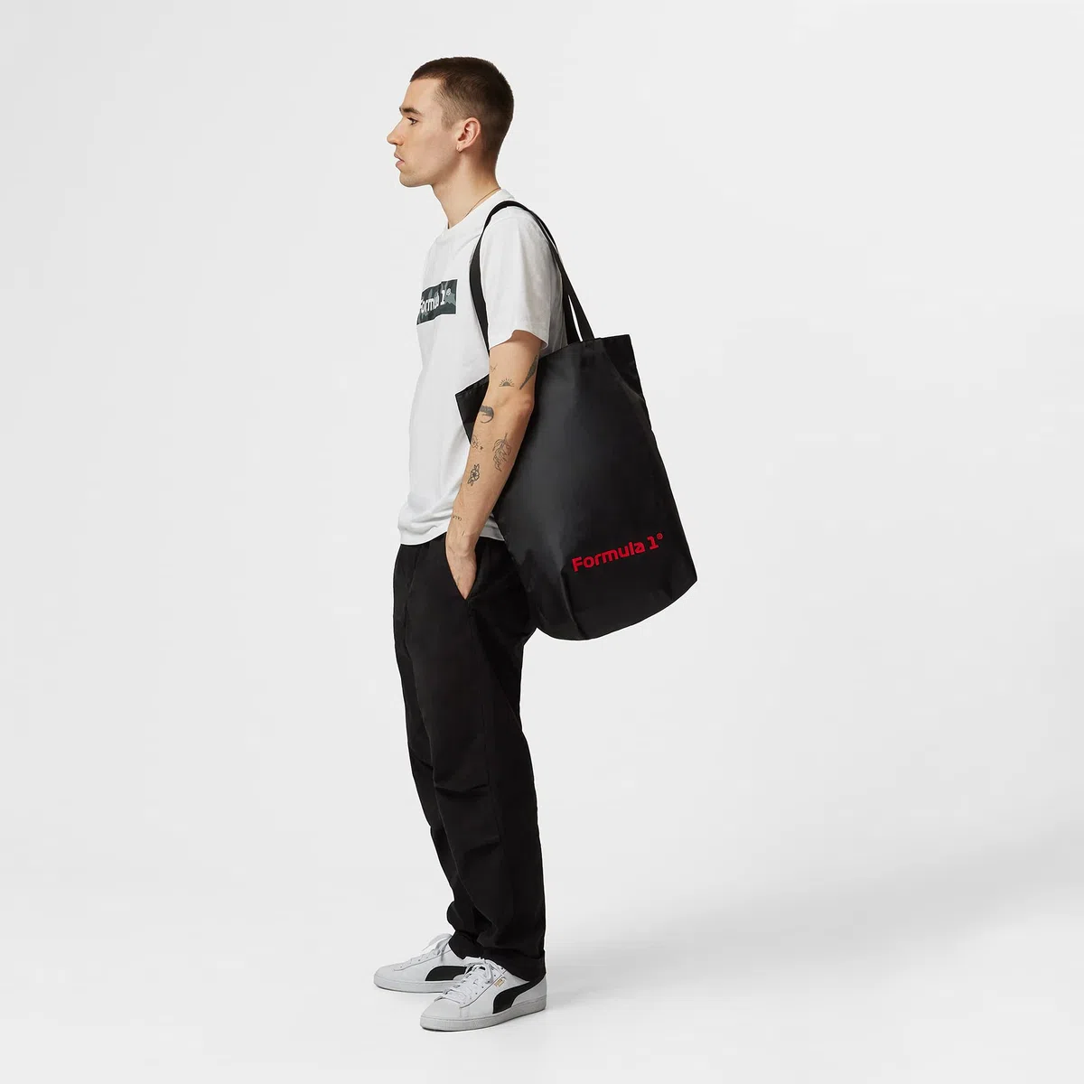 Fuel For Fans Formula 1 Sac fourre-tout avec logo F1 Noir Taille unique, noir, One Size