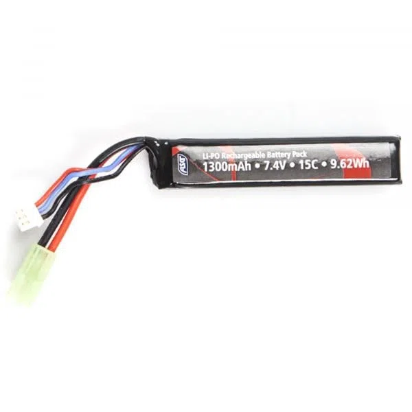 ASG Batterie Airsoft type 7,4 V 1300 mAh LI-PO