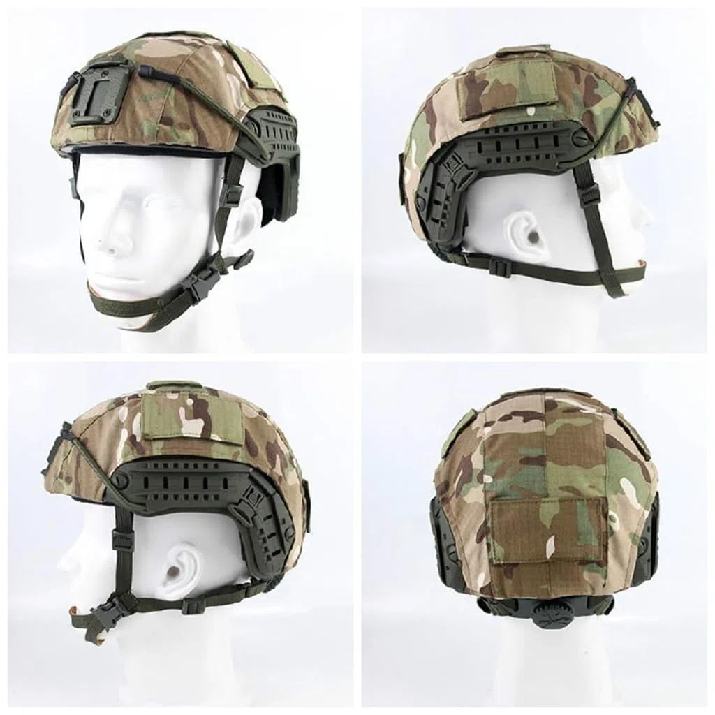 WLXW Housse Casque Tactique Tissu – for Casque Russe Rectangulaire Double Piste, for Chasse, L'airsoft Cosplay