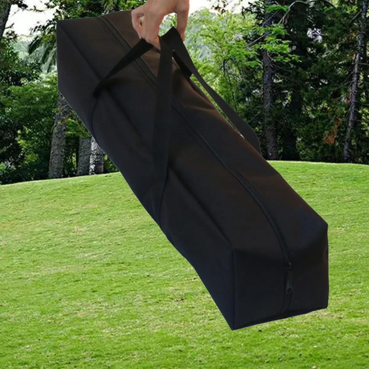 Sac de camping pratique avec poignée pour garder vos bâtons de tente et cannes à pêche en sécurité 65 x 15 x 15 cm