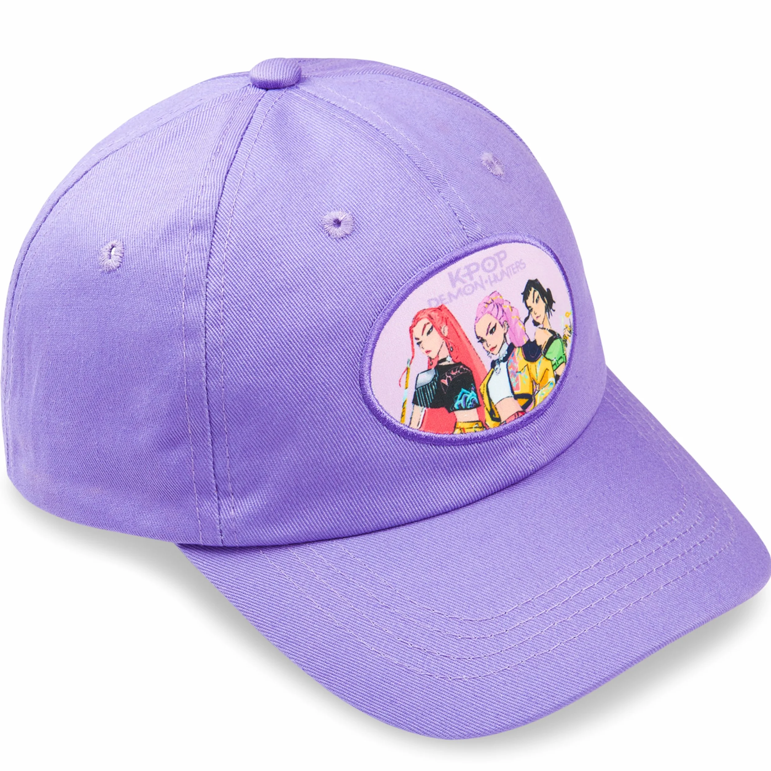 Get Trend Kpop Demon Hunters Huntrix Casquette Enfant Fille, Casquette Queue de Cheval Haute avec Fermeture Snapback Réglable, Cadeau Fille
