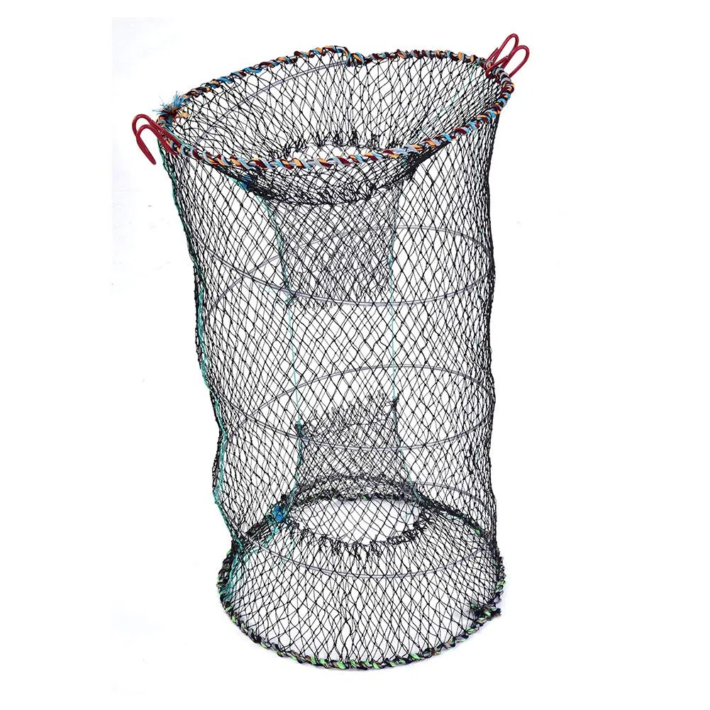 Piège à crabe, piège à langoustes, pour poissons-appâts, plié, diamètre 25 cm
