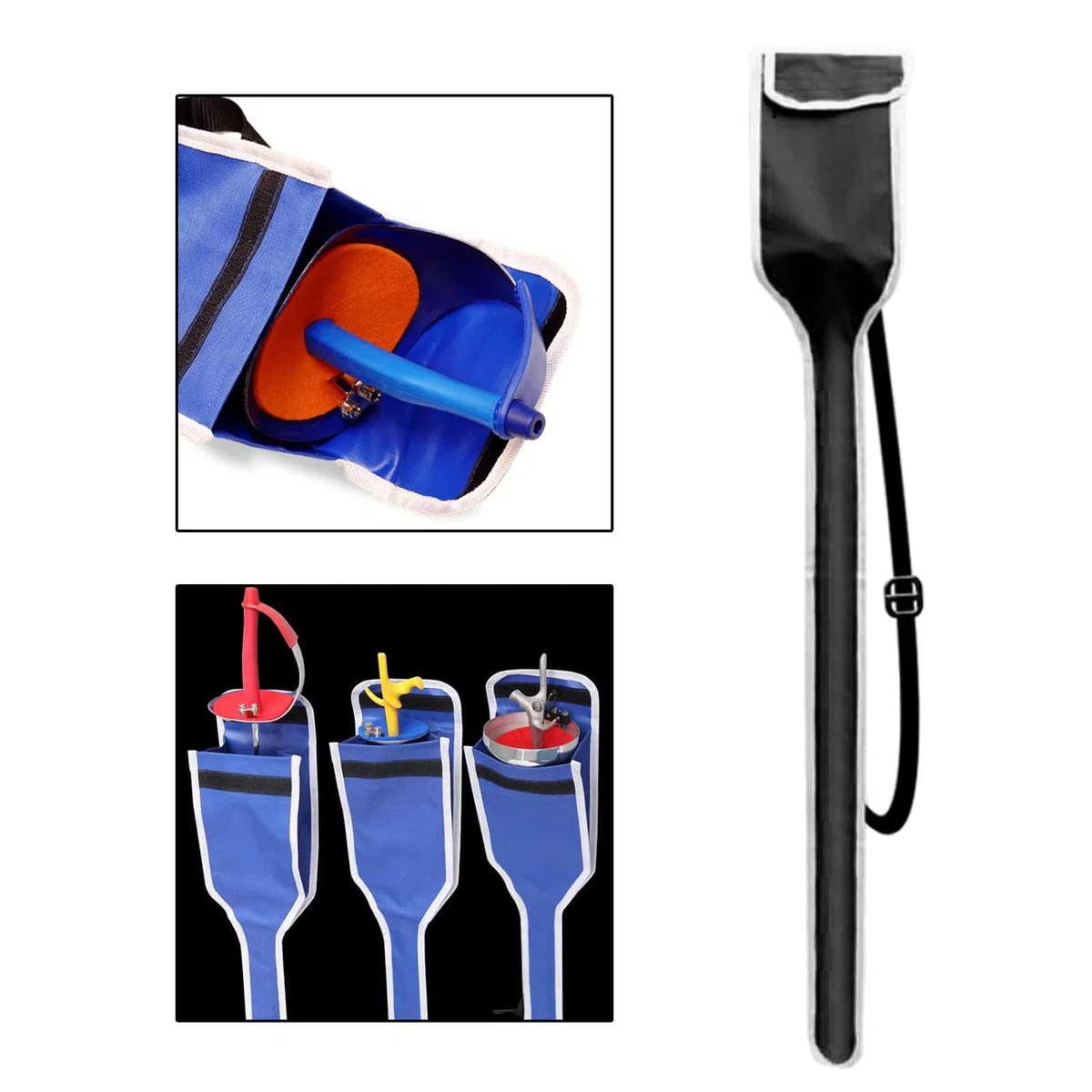 F Fityle Sac d'épée d'escrime pour Enfants, Sac de Rangement d'escrime, Housse d'épée d'escrime, Sac à bandoulière Portable pour épée d'escrime