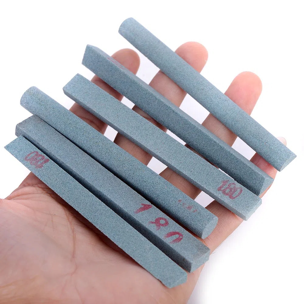 Atoplee Lot de 6 pierres à aiguiser en carbone vert 180#