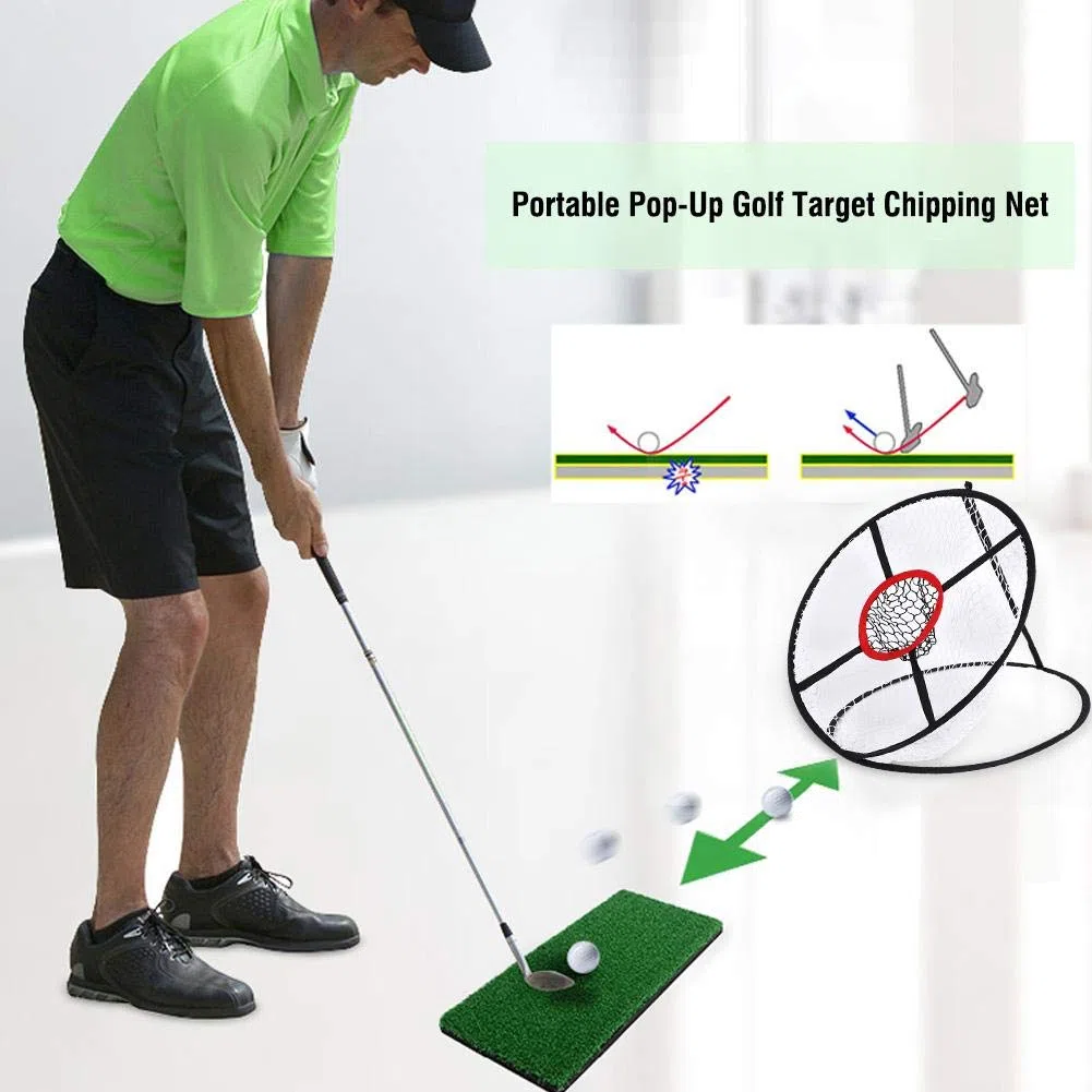 Filet de Formation de Golf Filet de Golf Pliable Chipping Cible Net pour Les Amateurs de Golf débutants