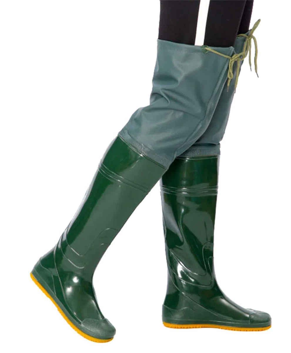 Les Cuissardes De Pêche Restent Au Sec Et Respirantes, Waders De Peche pour Hommes Et Femmes Chaussures De Pêche en Caoutchouc, Antidérapantes pour La Pêche, l'agriculture