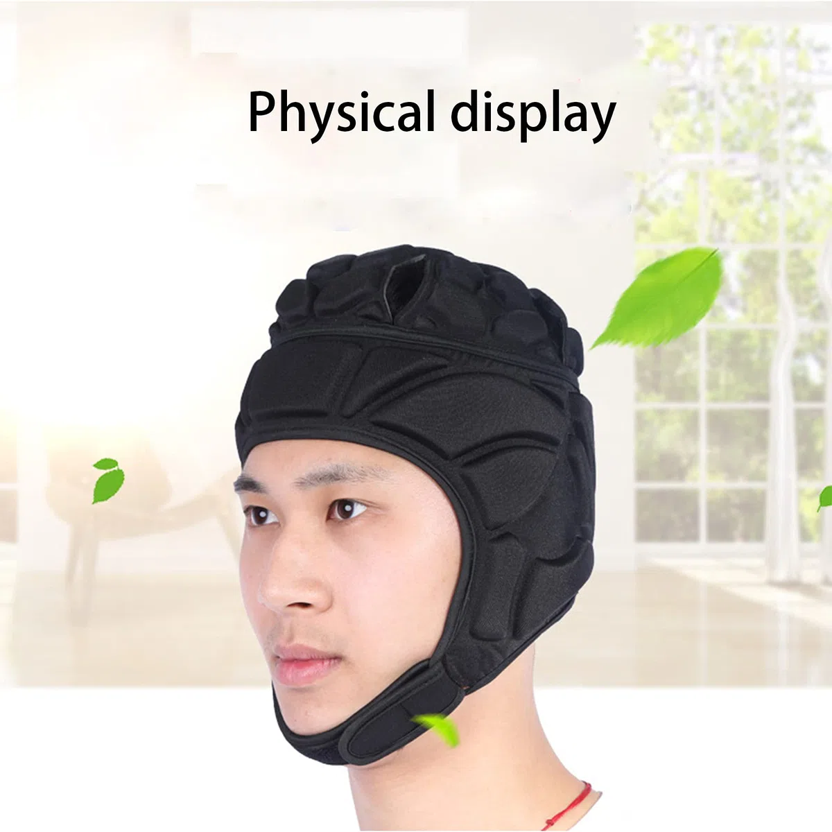 Casque de Rugby à Coque Souple - Protection Réglable pour Football, Sports d'équipe, Entraînement, Crosse et Sports en Plein Air - Chapeau Protecteur pour la Tête