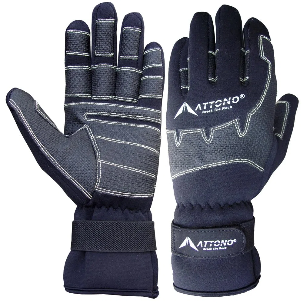 ATTONO Regatta Gants de voile d'hiver pour sports nautiques