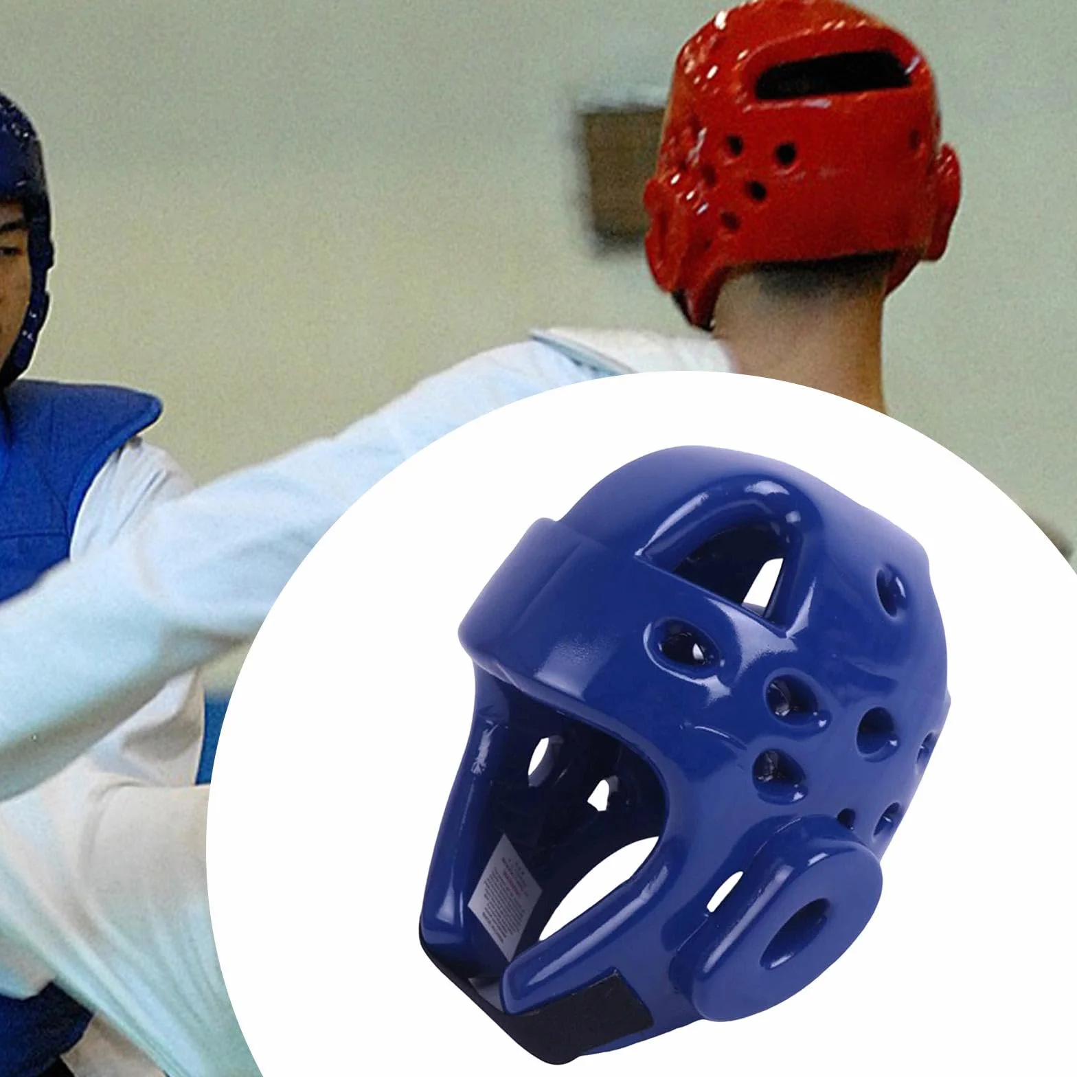 Perfeclan Casque de Taekwondo pour Enfants, Casque de Karaté, Protège-Tête Sports de Combat Polyvalent et Confortable, Structure Aérée, Équipement de Kickboxing pour Entraînement, Grappling