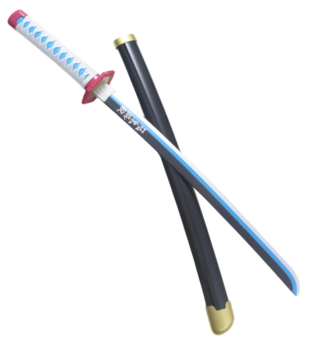 Katana en Bois Katana Giyu Tomioka Epee en Bois Kimetsu no Yaiba Sabre - 80cm