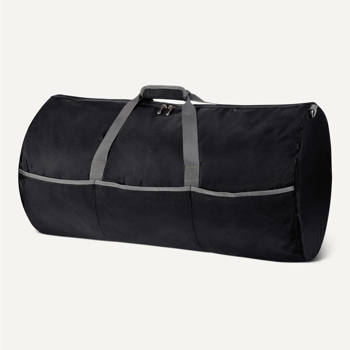 Amazon Essentials Grand Sac de Voyage Nylon Pliable 82,3cm avec Poches Zippées, 150L, Capacité de 22,6kg, Noir (Anciennement Amazon Basics)