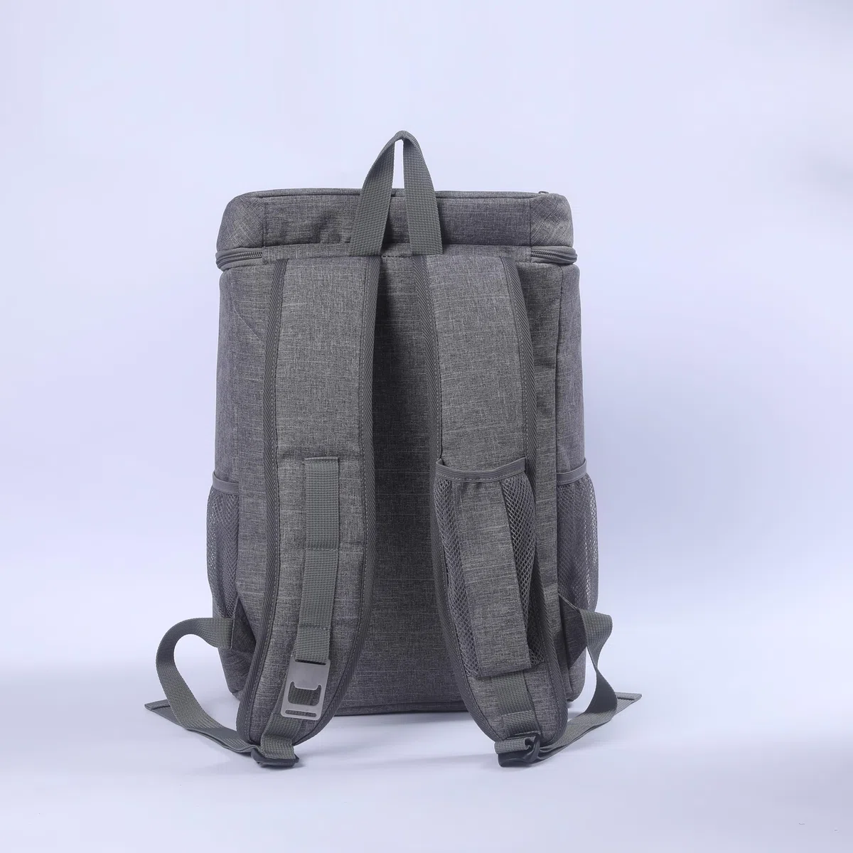 28L Sac à Dos Isotherme à Glacière, Sac Isotherme Portable Cooler Backpack Bag, pour Hommes Femmes pour Déjeuner Plage Camping BBQ Travail Ecole Pique-Nique, Gris