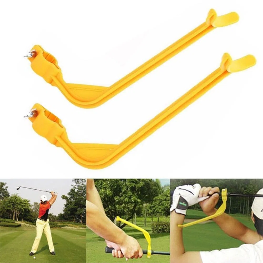 Entraîneur de Swing de Golf,2 PCS Aides à l'entraînement au Golf,Aides à l'entraînement au Swing de Golfs pour Corriger Votre Swings et Votre Posture Cadeau Parfait pour Les Débutants