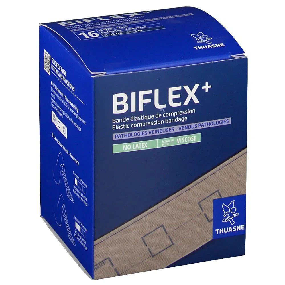 BIFLEX 16+ LEGERE BANDE ETALONNEE BEIGE 3M5 X 10CM