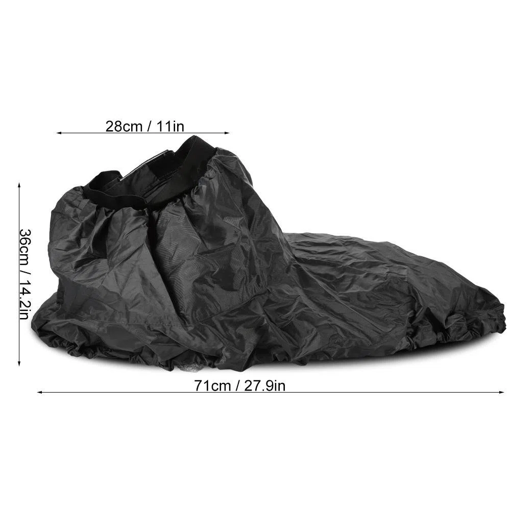 Jupe pour Kayak,Kayak Spray Couverture Universelle Réglable en Nylon Kayak Spray Jupe Cockpit Couverture Imperméable à l’Eau Couverture Deck Spray Jupe Sports Nautiques Accessoire(Gris)