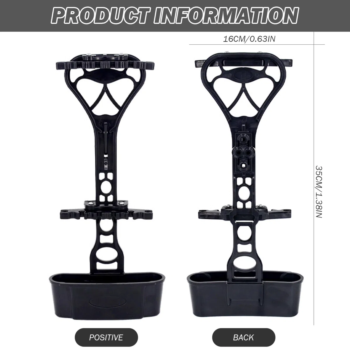 Carquois d'arc à poulies pour 6 flèches Carquois d'arc doublés de Caoutchouc à dégagement Rapide Flèche ABS Robuste et légère avec Fente de Support Accessoires tir l' Noirs