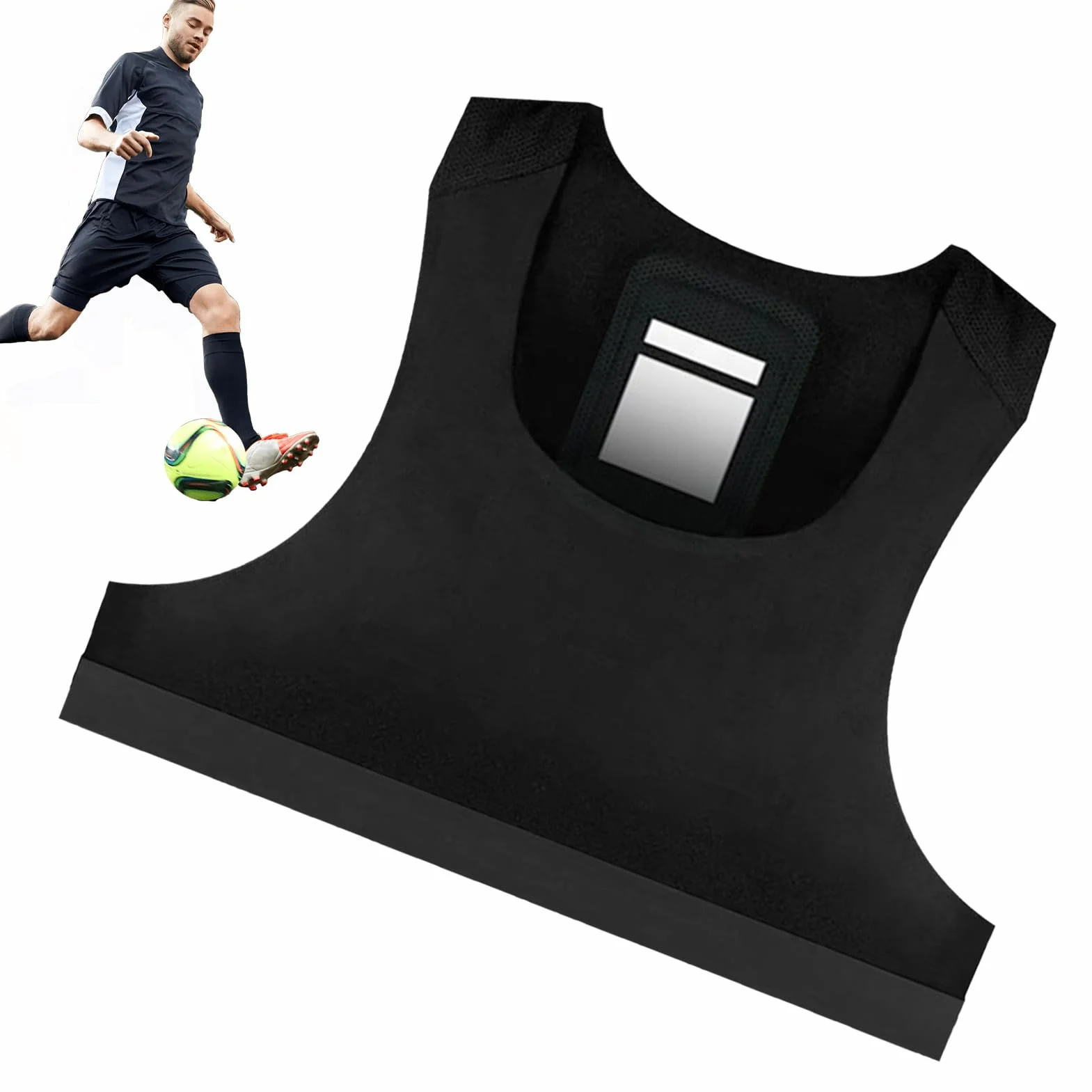 Débardeur de Performance de Football | Débardeur de Sport | Gilet de GPS, débardeur d'entraînement de Football pour Le Football, sans Tracker