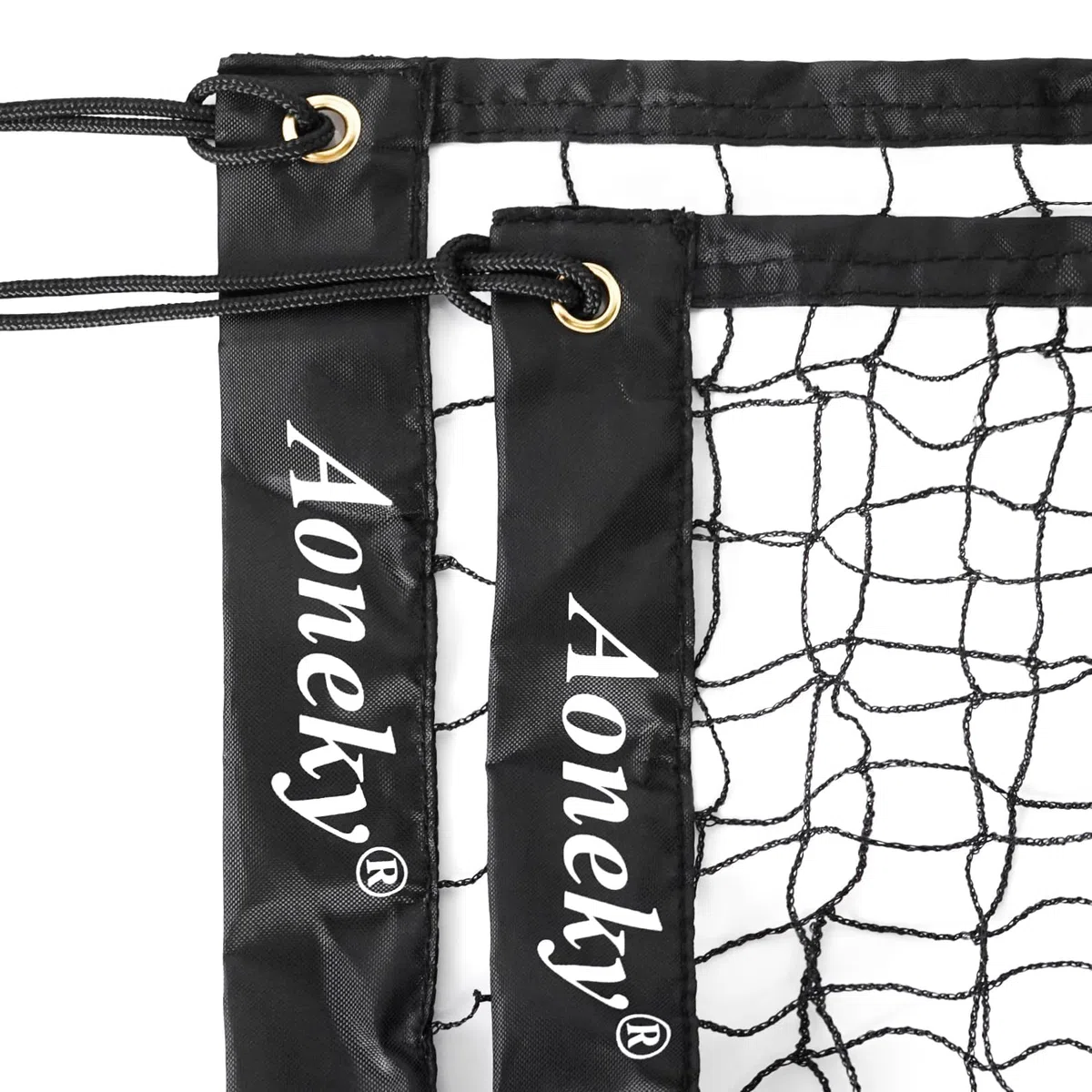 Aoneky Filet de Volley-Ball 4,5M/6,4M /9,6M, Montage Facile pour Piscine Plage Jardin