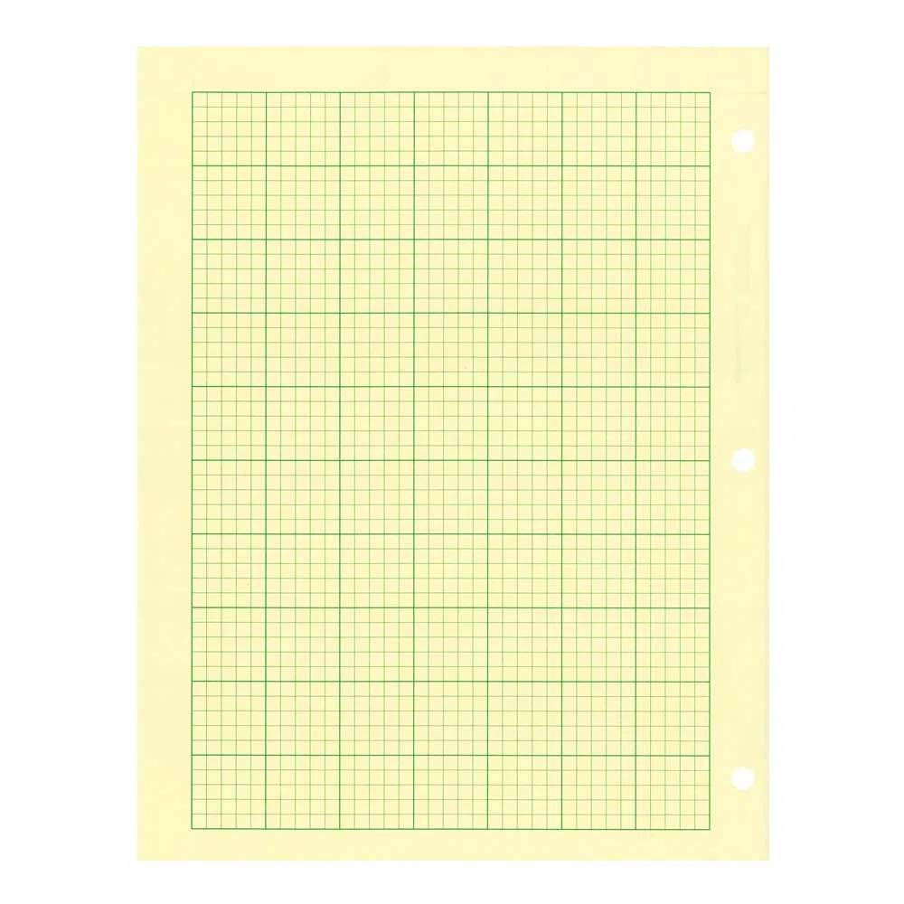 National Brand Bloc informatique Uni 200 Sheets Vert