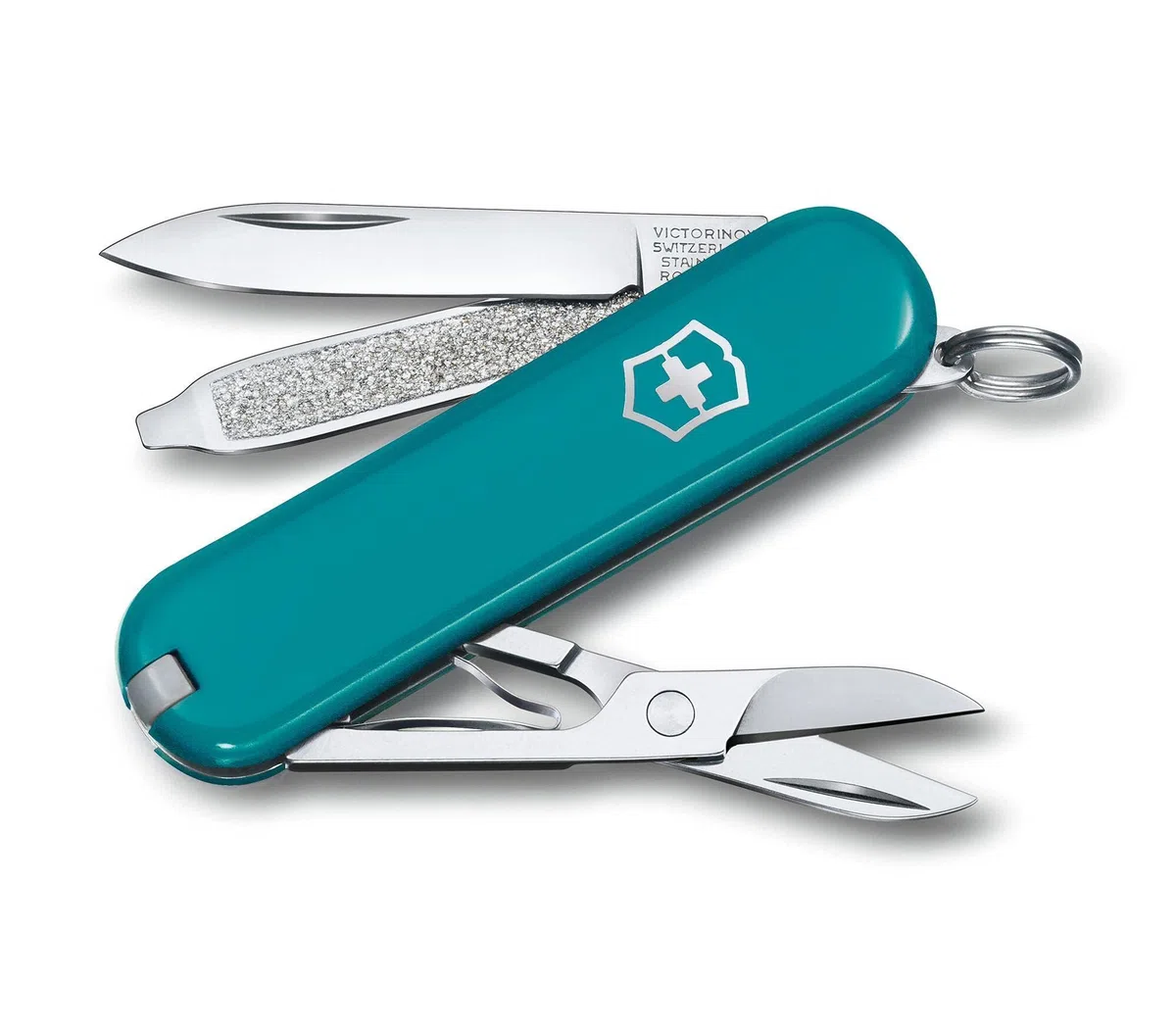 Victorinox, Classic SD, Couteau de Poche Suisse, Multifonction, Léger, 7 Fonctions, Petite lame, Lime à ongles, Tournevis 2,5 mm