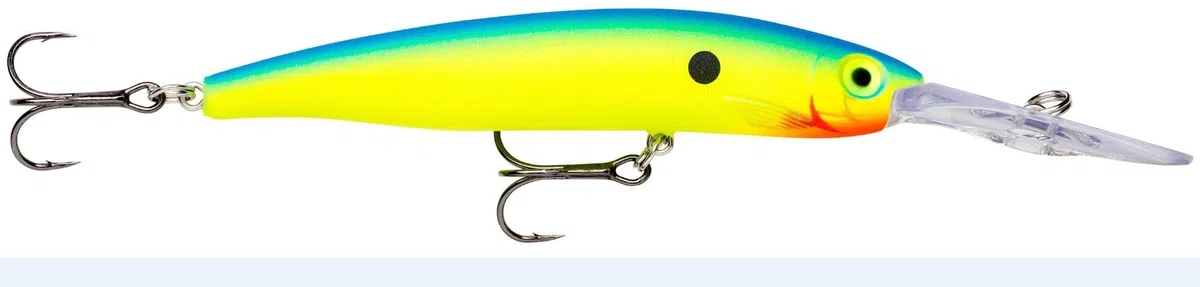 Rapala - Leurres durs Max Rap Fat Minnow - Coloris PRTU - 9cm / 13g - Profondeur de nage de 2.40 à 3m - MXRFM09PRTU