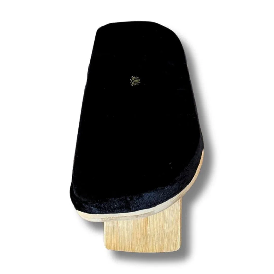 Banc de méditation Pliable Noir Lotus avec Coussin et Sac