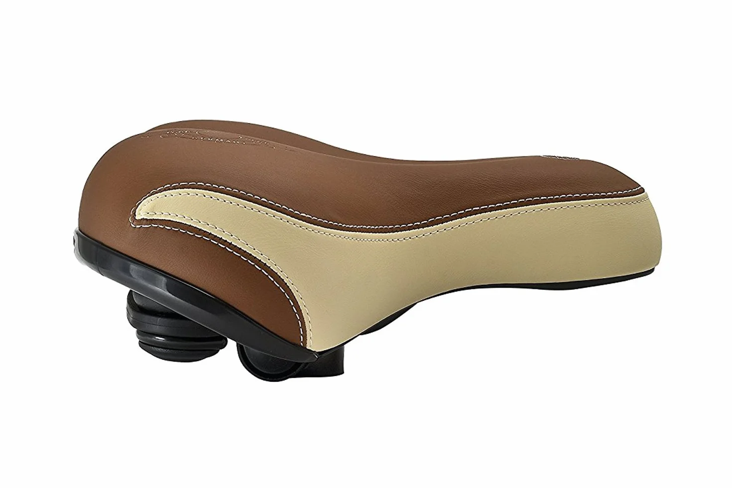 WITTKOP Big City - Selle de vélo pour vélos de Ville, Selle de vélo très Confortable avec réflecteur et Grande Assise Souple I Selle de vélo pour Homme, Selle de vélo pour Femme, Confortable
