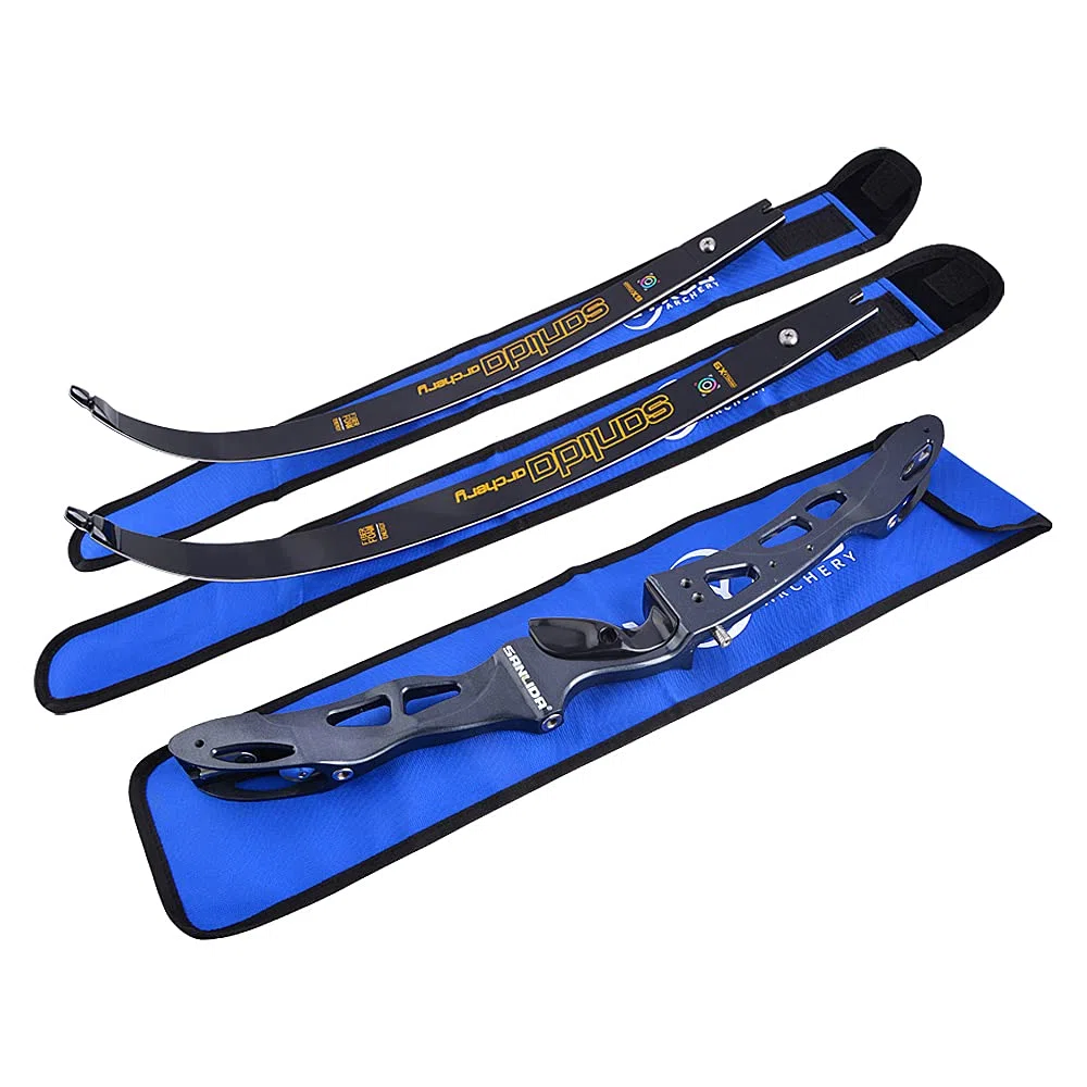 SHARROW Sacs pour Membres d'arc de Tir à l'arc, Manches des Branches pour pour Arc Classique avec Arc Riser Sac Housses de Protection Sac à Poignée en Arc pour Arc Divisé Arc Long
