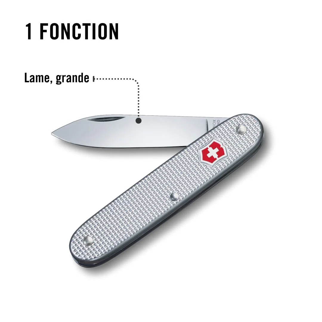 Victorinox Outil de Poche Alox Argent côtelé, 0.8000.26