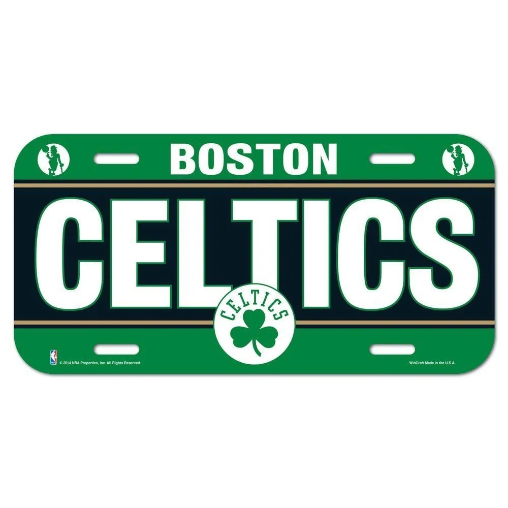 Wincraft NBA Boston Celtics Plaque d'immatriculation
