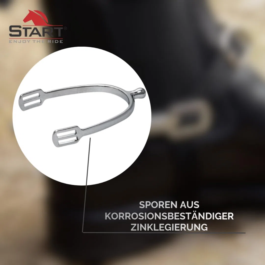 Éperons avec sangle Start BallEnd 15 mm (jeunesse)