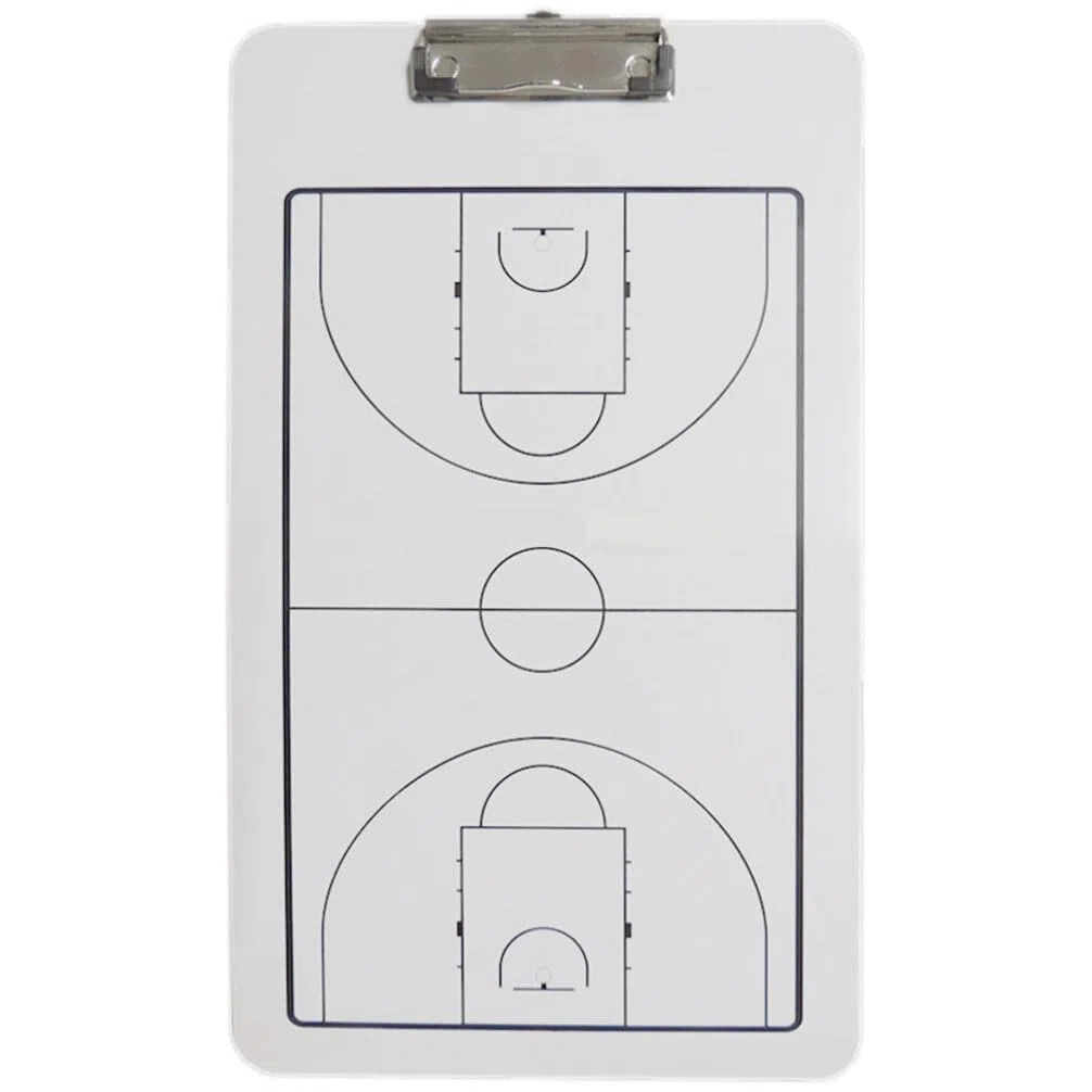 CLISPEED Support de de Basket- Options Marqueur Football Fichier Double Face Tableau Blanc Organisateur d'école Effacer Planches Serrage Écriture Coaching Sec cm Board Equipement Bureau pour