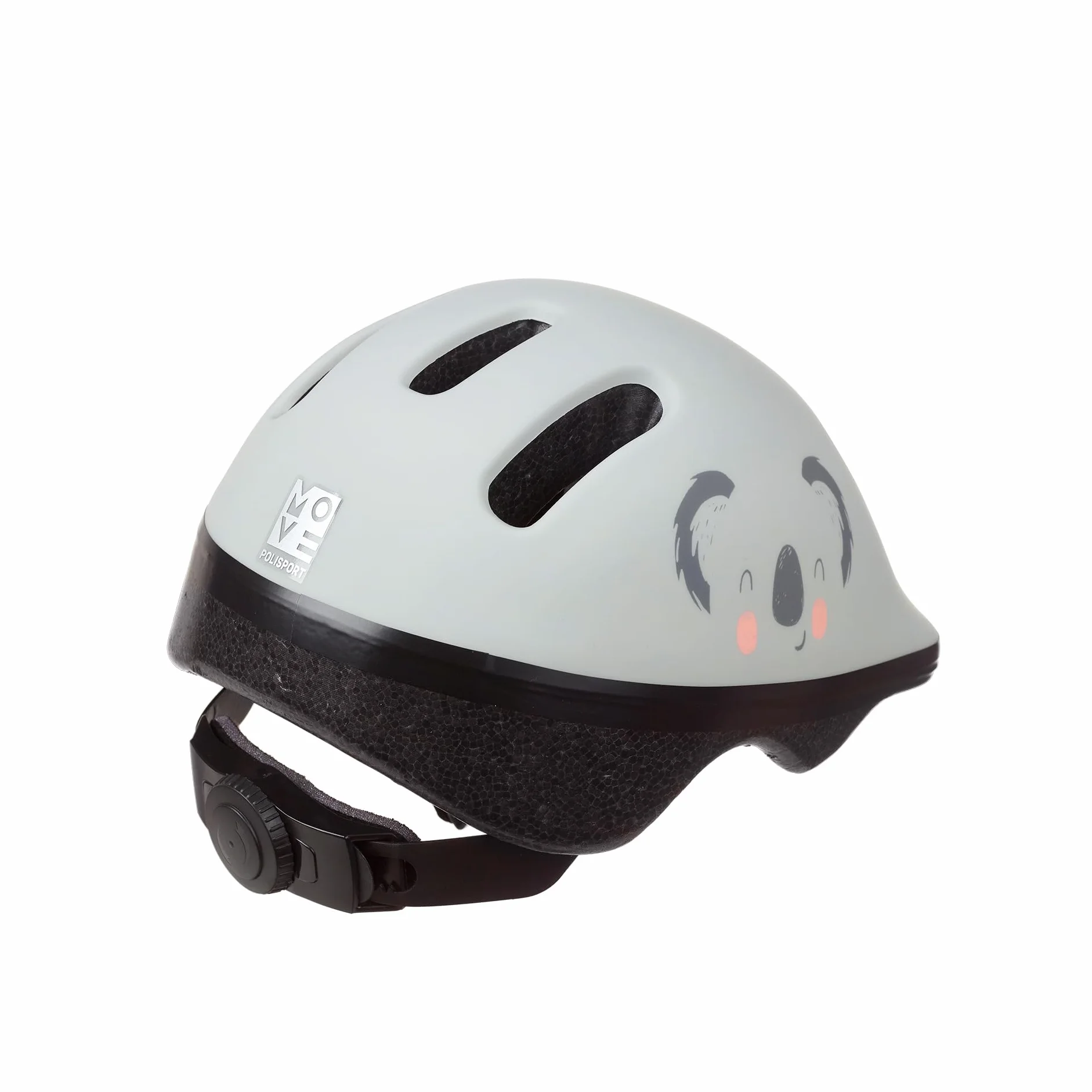 Polisport Casque Vélo Bébé et Tout-Petit XXS (44–48 cm) – Casque de Cyclisme Unisexe avec Motifs Ludiques, Léger, Réglable, 6 Aérations, Bébé