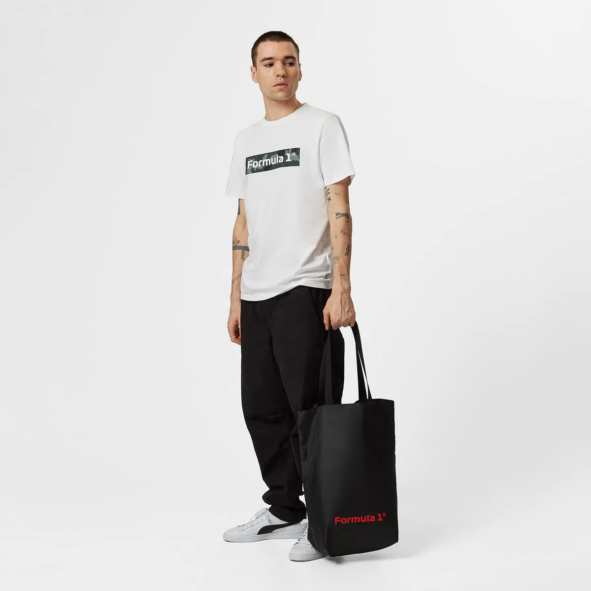 Fuel For Fans Formula 1 Sac fourre-tout avec logo F1 Noir Taille unique, noir, One Size