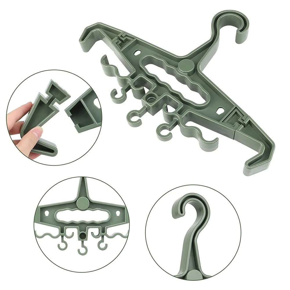 ACEXIER Cintres Tactiques Robustes Support de Plaque Molle cintres antidérapants détachables pour Gilets équipement de Paintball Airsoft Manteau Lourd