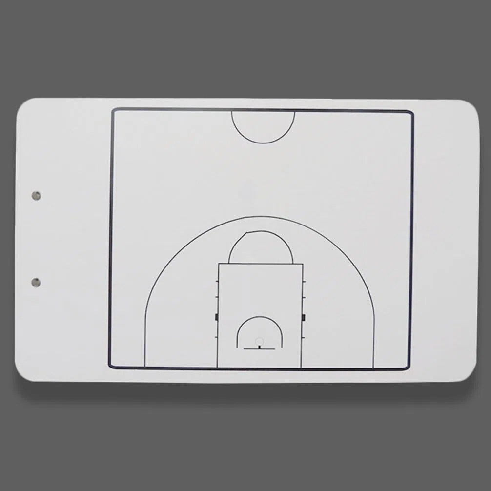CLISPEED Support de de Basket- Options Marqueur Football Fichier Double Face Tableau Blanc Organisateur d'école Effacer Planches Serrage Écriture Coaching Sec cm Board Equipement Bureau pour
