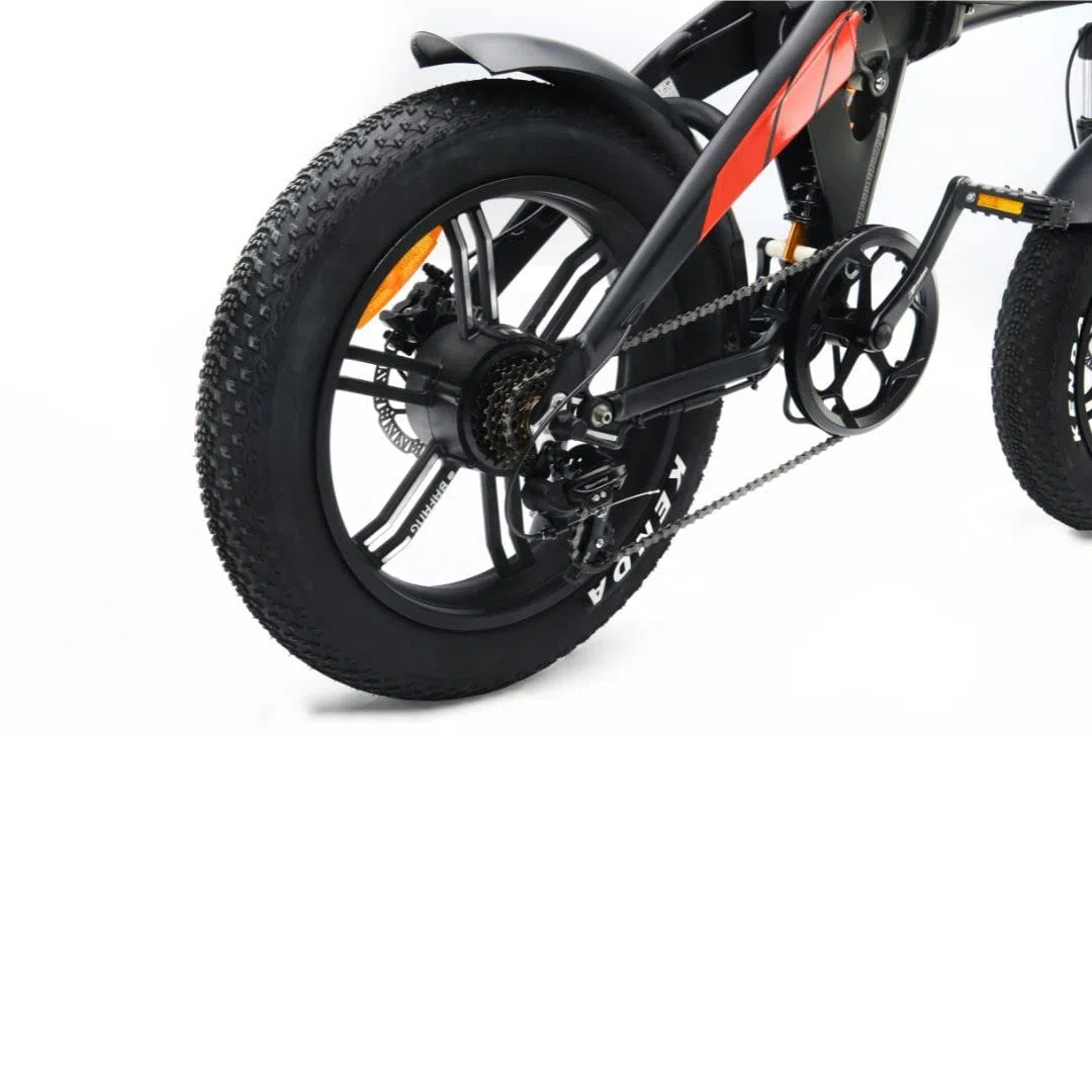 Ducati Scrambler, SCR-E GT, E-Vélo, Pliant, 20 Pouces, Rouge/Noir