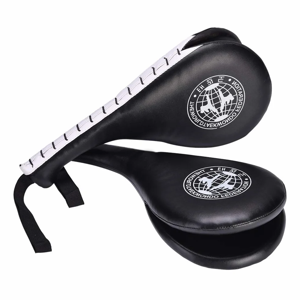 1Paire Entraînement Taekwondo Kick Pad Durable, Coussinets de Frappe en PU et en éponge, Taekwondo Kick Pad pour Le Taekwondo, l'art Martial, sports de combat, karaté - Pour enfants et adultes