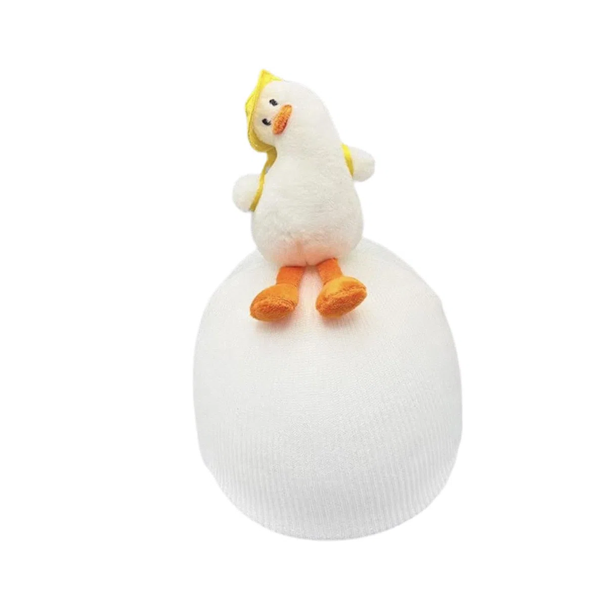 Fenteer Couvre-Casque de Ski Tricoté Accessoire Adorable Casque Universel Respirant Élastique Protection Décoration Douce Adapté Aux Sports d'hiver Vacances S, Blanc