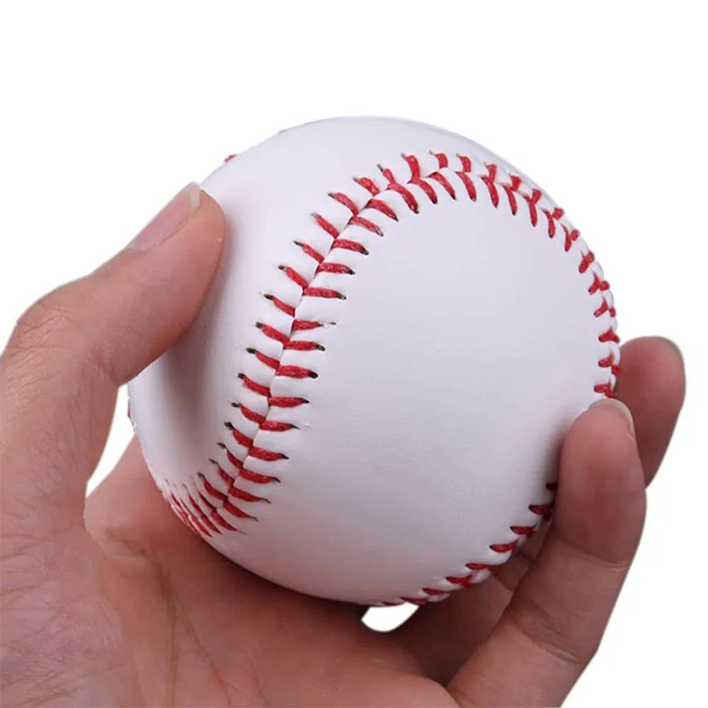 Lot de 6 balles de baseball vierges pour entraînement de jeu d'équipe, de compétition, de lancer, d'attrapage - Pour adultes et jeunes adultes - 22,9 cm