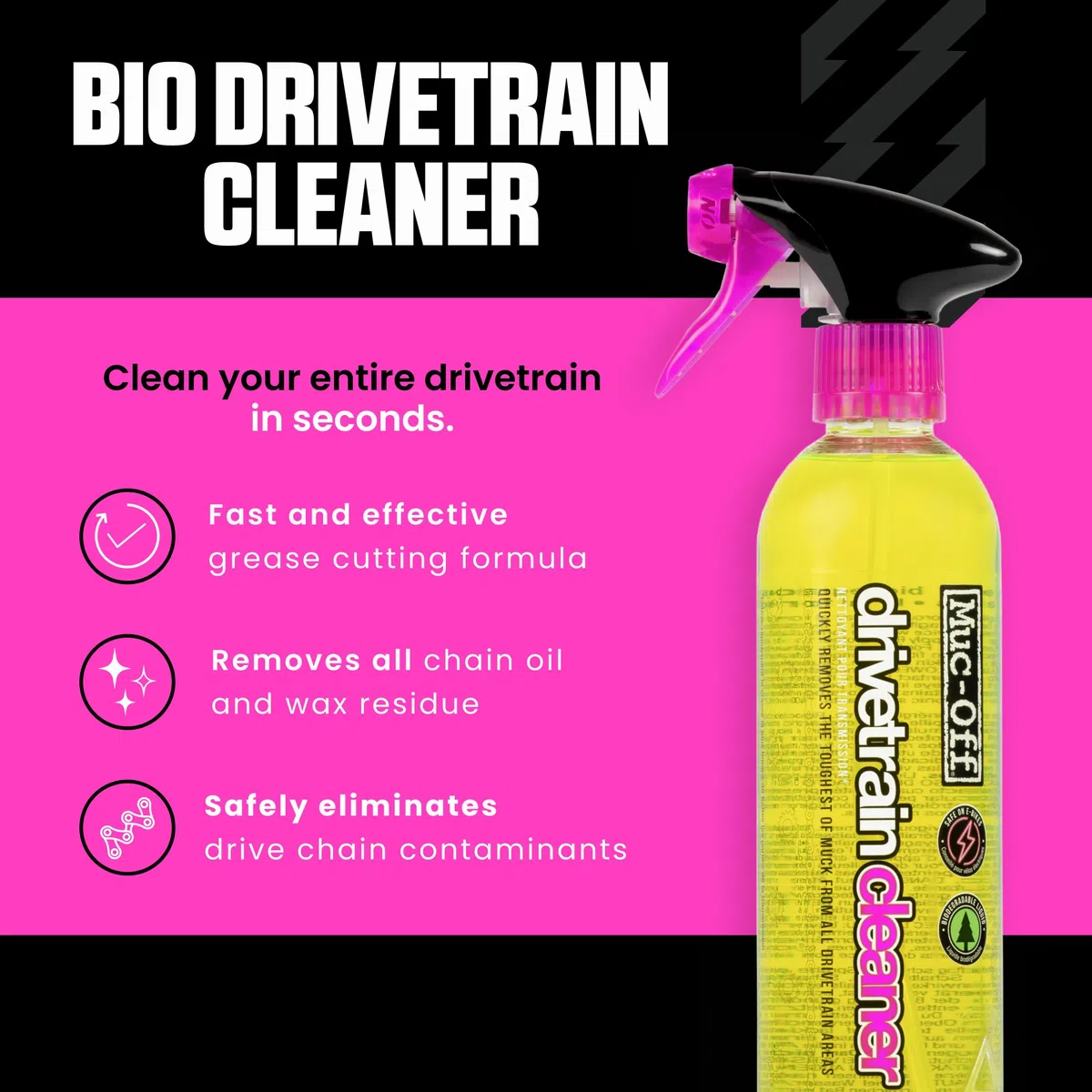 Muc-Off Antriebsreiniger, 500 ML, 295-CT