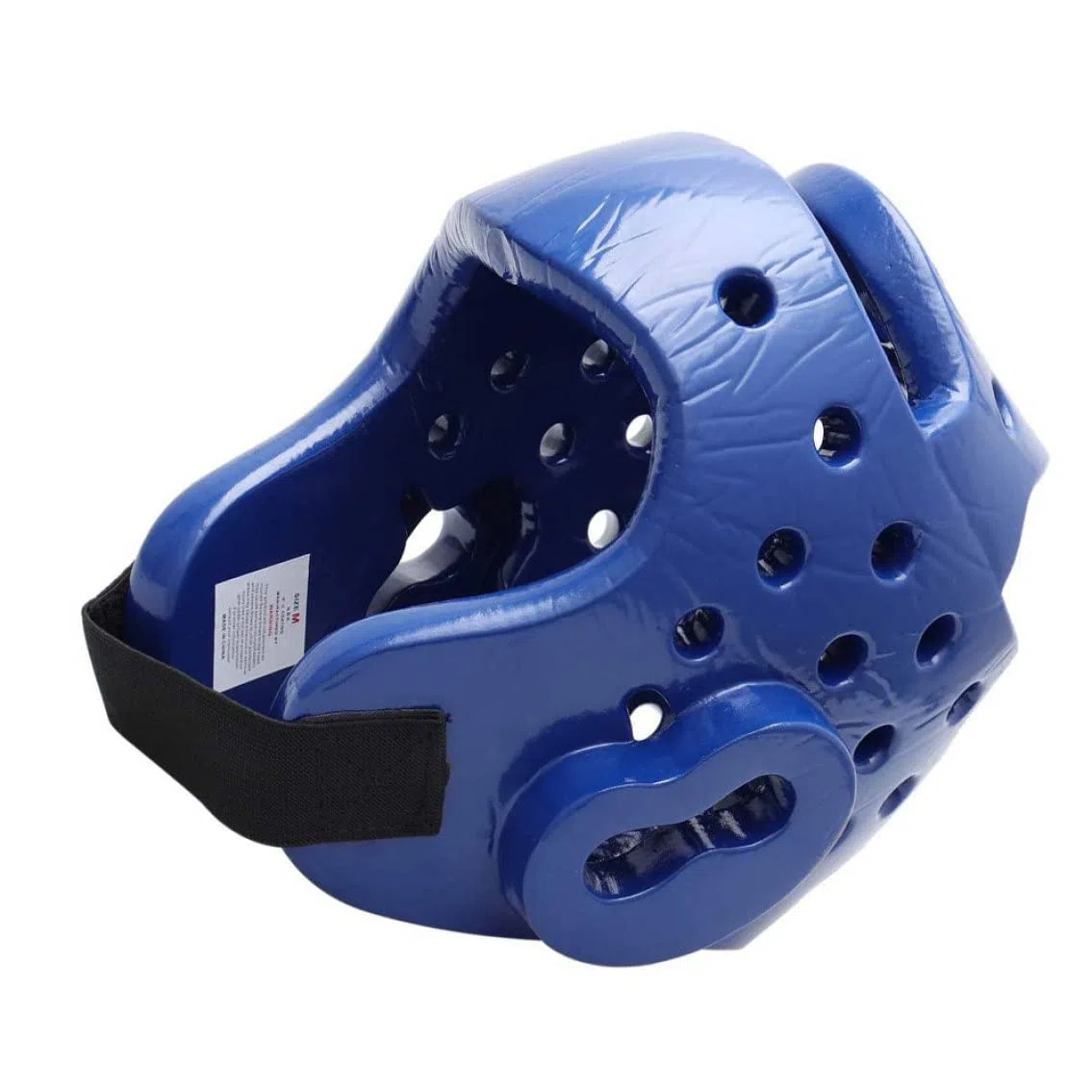 Karaté d'adultes pour Enfants, Casque Artistique Boxing Soft Casque Taekwondo Geet Heads, Combats de Protection d'entraînement - Bleu/L