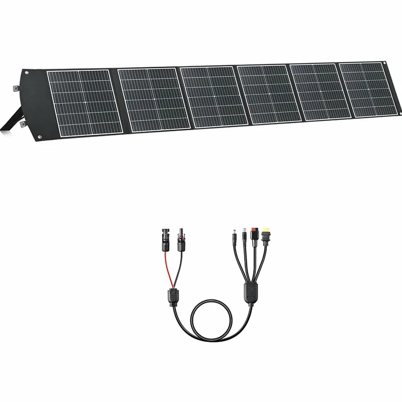 Panneau solaire pliable 200 W, compatibilité : module adaptateur d'alimentation DJI pour panneau solaire (MPPT),Power 2000, Power 1000 V2, Power 1000, Power 500