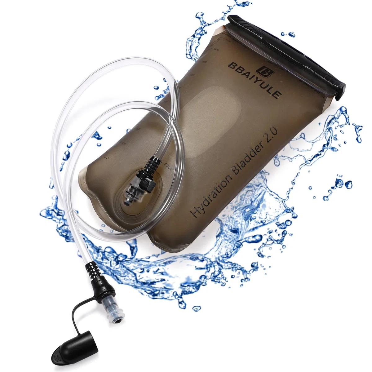 Vessie d'hydratation 2l sans BPA |Système d'hydratation pour Sac à Dos avec Tuyau d'hydratation|Vessie d'hydratation Poche d'hydratation
