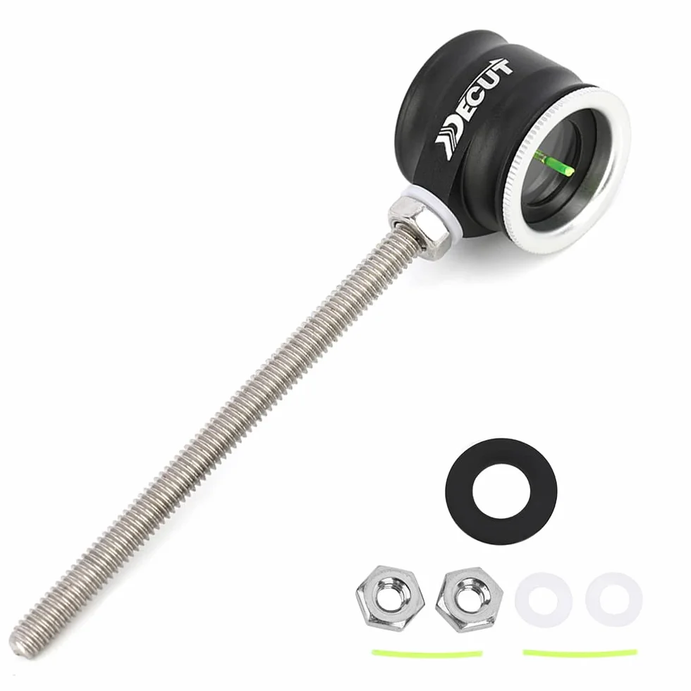 Tir à l'arc Arc Recourbé Visière d'arc Sight Pin 0.5/0.75/1.0 Fibre Optique Goupille de Visière de l'arc Recourbé Vue d'arc pour la Chasse à l'arc