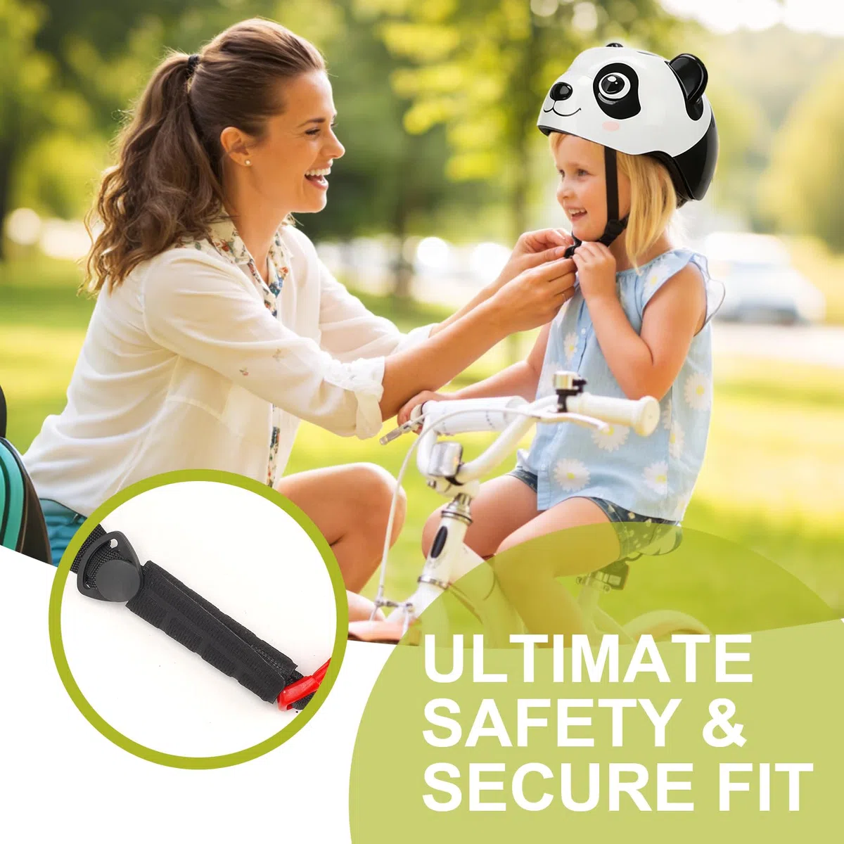Casque Enfant 2-6 Ans Trottinette Vélo – Design Animal Mignon, Léger Ajustable – Multi-Sports Roller Draisienne – Taille 47-54 cm, Garçon & Fille
