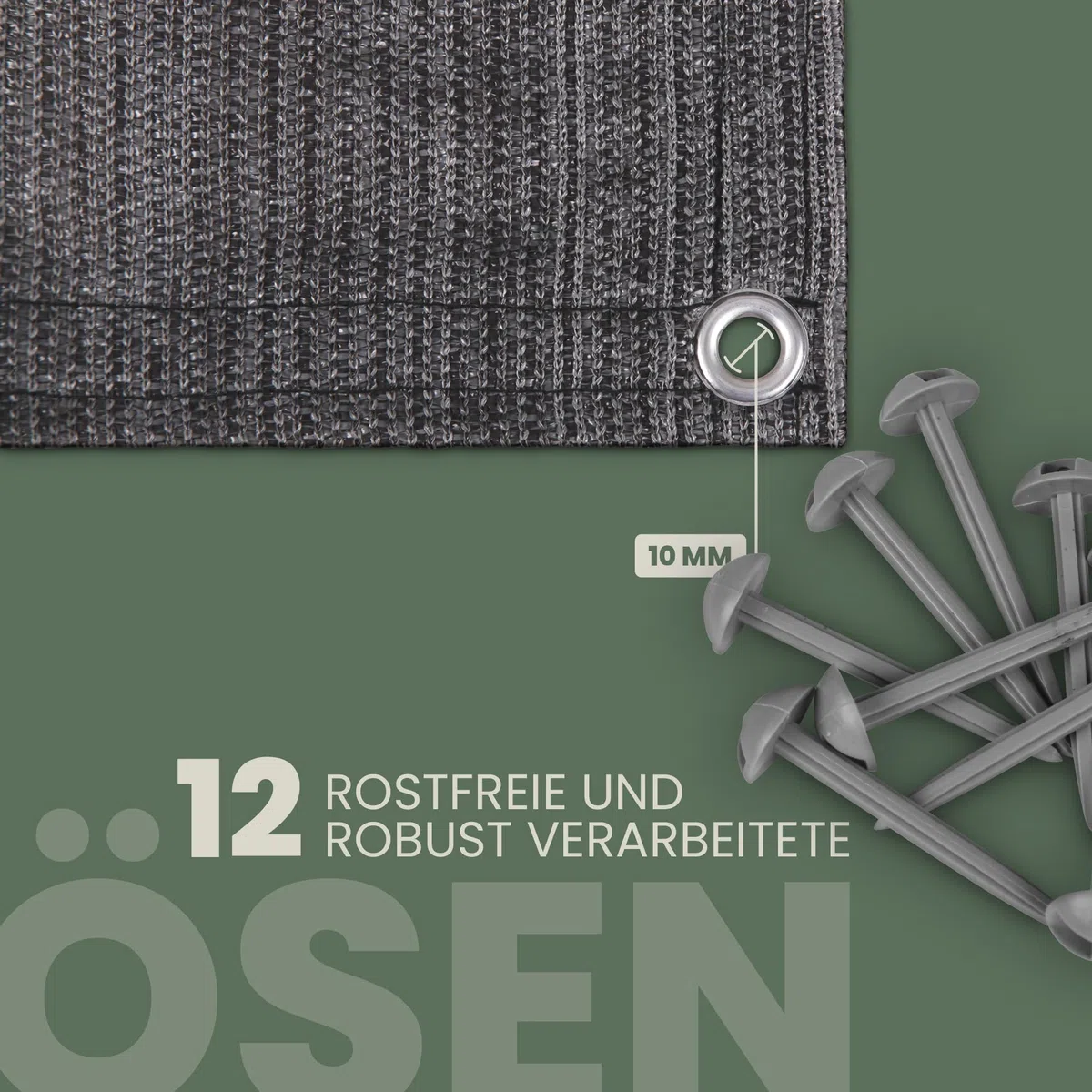 Bestlivings Tapis de camping - Tapis d'auvent en polyéthylène haute densité