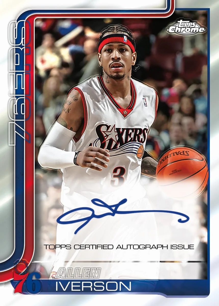 Topps Chrome® Basketball 2025-26 - Value Box (4 cartes par paquet, 7 paquets par boîte)