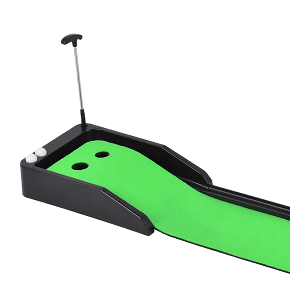 LOVIVER Tapis de Putting de Golf Tapis de Retour de Balle de Golf Tapis d'exercice antidérapant Couverture d'aide à l'entraînement Tapis de Pratique de Golf